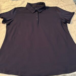 Under Armour women’s navy golf shirt - size large.  Worn twice.